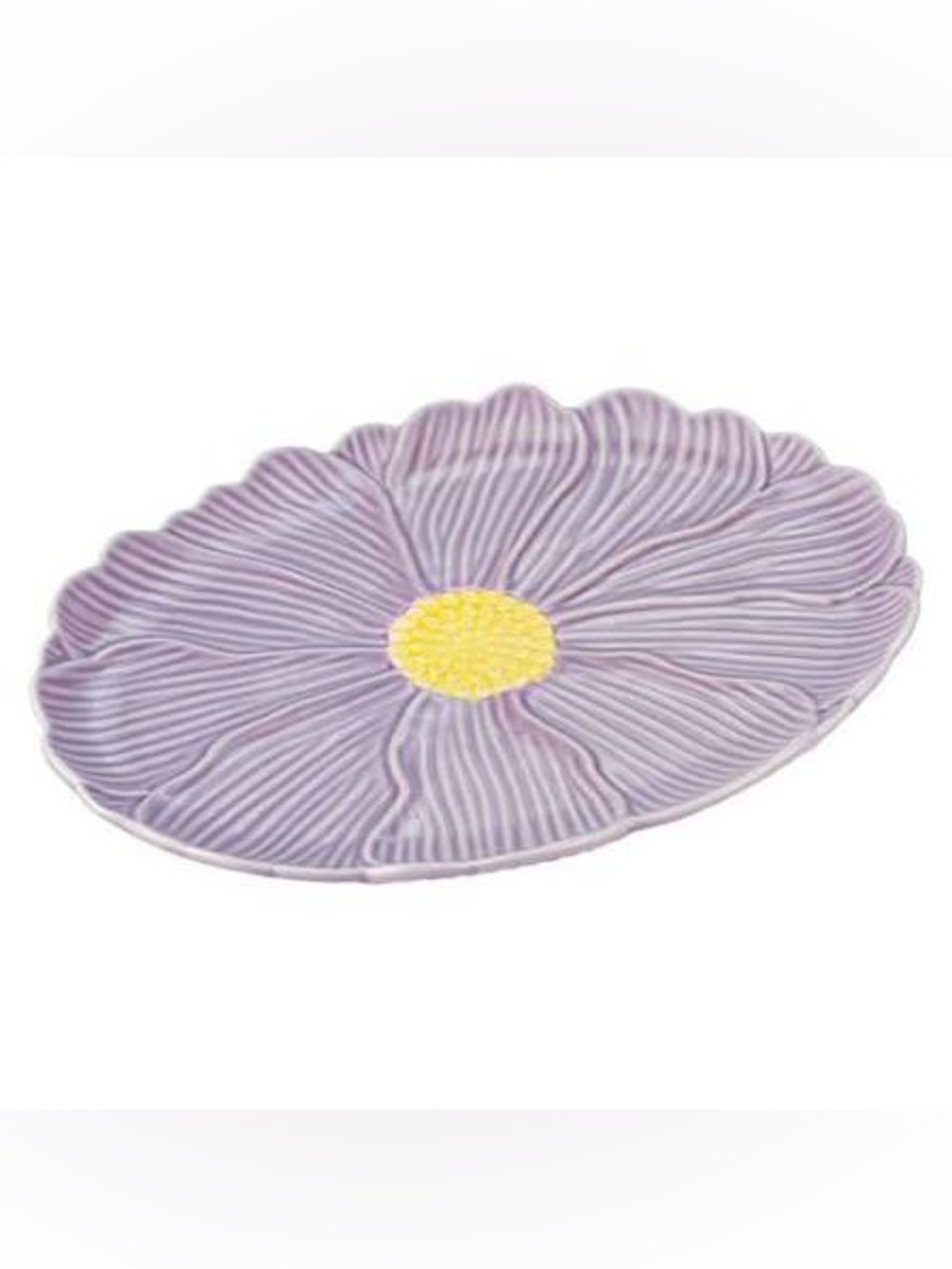 Charming 
Crofton 14-Inch Flower Serving Platter, Purple